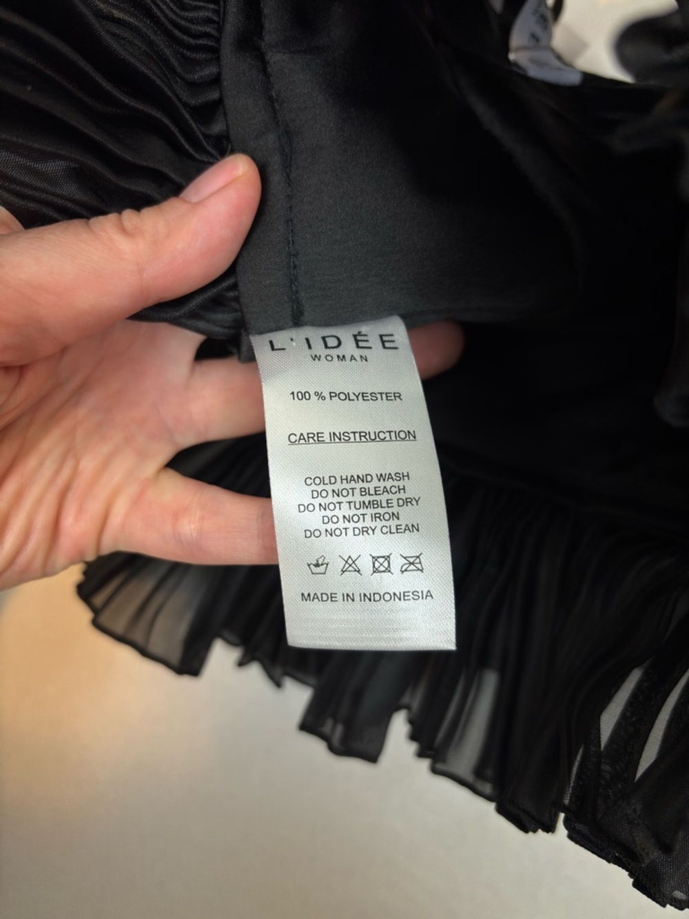 Flaw L’IDEE Masquerade Top in Noir Size 2 - Picture 10 of 12
